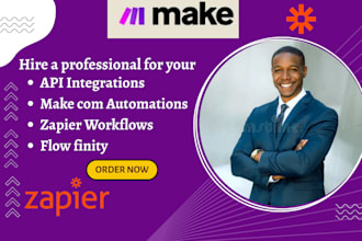 setup make com made com make com automations zapier API integrations