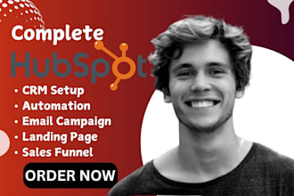 setup expert hubspot email marketing automation sales strategy funnel crm expert