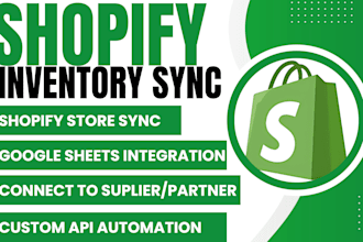 automate shopify inventory sync, update stock via API, webhook, zapier