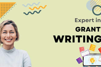 grant writing and submission proposal research application business plan