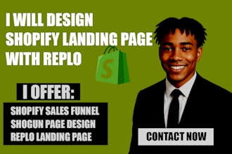 design high converting shopify landing pages with shogun, replo, pagefly