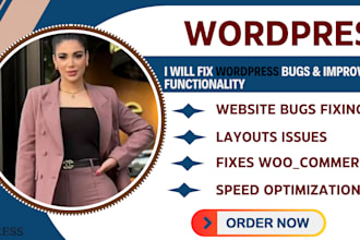 fix wordpress bugs design glitches and woocommerce issues