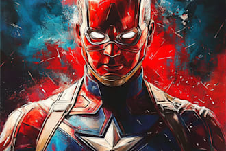 do comic book art and comic book illustration
