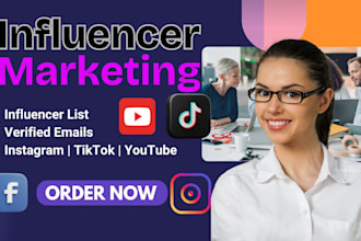 find, manage top influencers with email leads for instagram, tiktok marketing