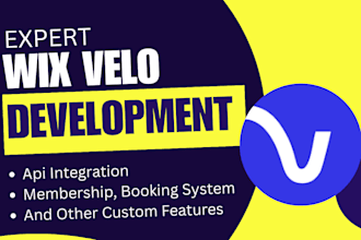 develop custom wix velo code wix studio code wix velo api integration wix velo