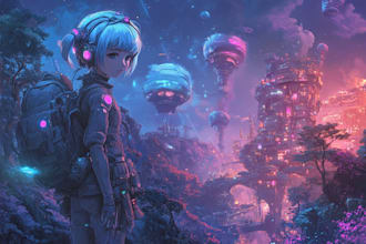 design environment background or concept arts for movies, games, etc