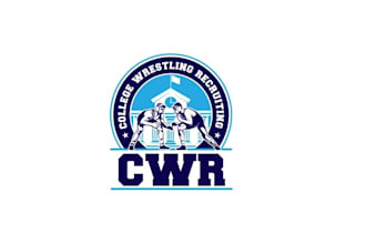 design awesome college wrestling recruiting logo