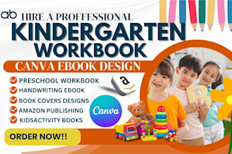 design canva ebook, kids activity, KDP book, journal, kids worksheet, coloring