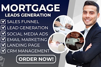 create mortgage websites, generate mortgage leads, build mortgage sales funnel