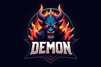 design high quality demon logo within two days