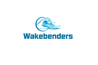 create hand transforming surf wave logo