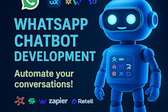 whatsapp chatbot n8n ai calling agent  make com zapier zerowork retell ai code