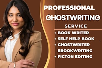be  your expert book writer ebook ghostwriter creating ready book amazon kdp