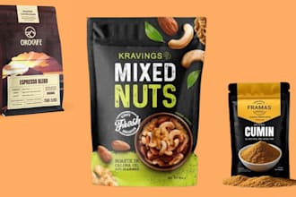 create custom food packaging, pouch design, mailer box, product box design