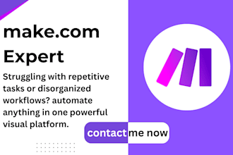 make com automation make com scenerio make automation integromat