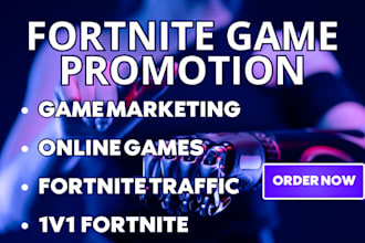 do organic gaming promotion fortnite map uefn promotion to gain active players