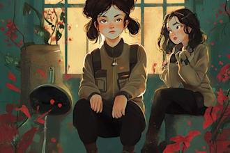 create a beautiful digital illustration