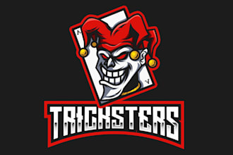 design outstanding joker logo with express delivery