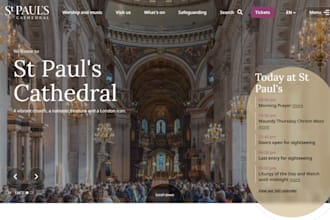 design modern church website with donation using wordpress