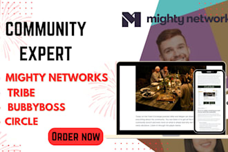 do mighty networks, circle, tribe and buddyboss platforms community setup