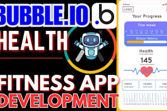 build fitness app development bubble io health tracking app bubble developer