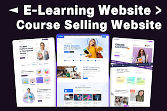 design elearning lms tutor online wordpress website learndash membership website