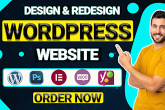 redesign website, recreate ecommerce wordpress website
