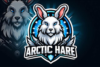 make colorful arctic rat logo with express delivery