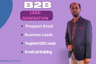 do b2b lead generation,targeted leads and contact list