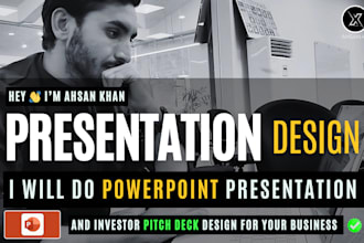 do powerpoint presentation design and investor pitch deck