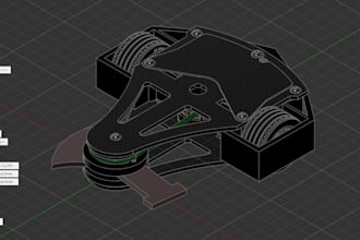 design functional 3d parts for 3d printing, cnc, or laser cutting