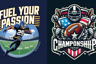 design sport championship rugby team logo