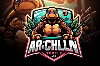 make amazing turtle logo in just 2 days with unique creativity