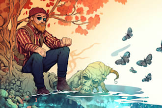 create an awesome illustration for you