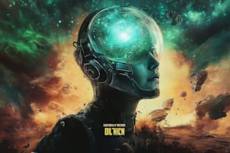 draw sci fi illustration and sci fi art