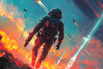 crate design a spaceship sci fi illustration