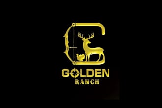 design express impeccable hunting ranch logo