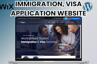 immigration website permanent residence study visa application law firm website