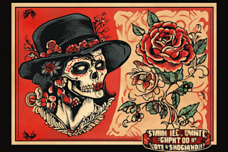 custom american traditional tattoo vintage old school design