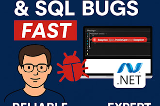 fix your dotnet core API errors and sql bugs quickly