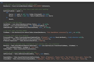 do data extracting, analysis and automation