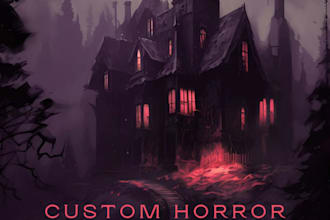 write a terrifying horror story or script for your game or short video