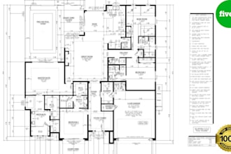 design 2d floor plan, framing plan or foundation plan