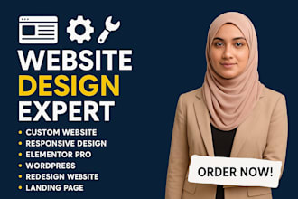 build fast responsive website, landing page using elementor pro free SSL
