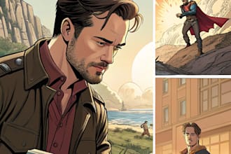 create comic book and custom illustrations