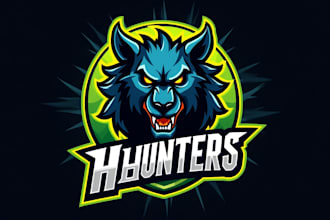 do high quality hunter head logo with free source files