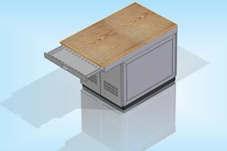 make sheet metal flat patterns for laser cutting and fabrication