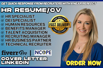 write human resources resume