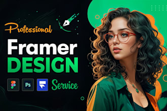 convert figma to framer and build a responsive website