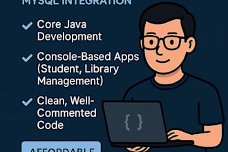 create java oop projects with clean code and documentation